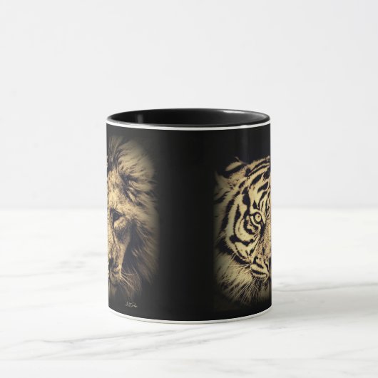 Lion Tiger 2in1 Tasse (Zentrum)