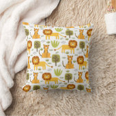 Lion Tiger Jungle Throw Kissen (Decke)