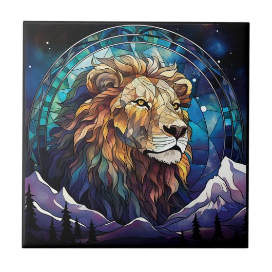 Lion Tile Fliese (Vorderseite)