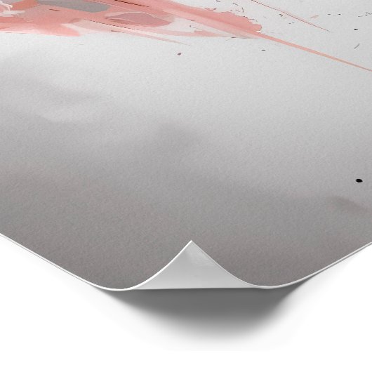 Lion Tinte Poster (Ecke)