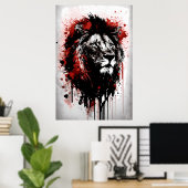Lion Tinte Poster (Heimbüro)
