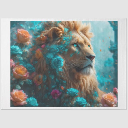 Lion Tissue Paper Seidenpapier (Vorderseite)