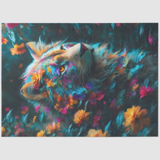 Lion Tissue Paper Seidenpapier (Vorderseite)