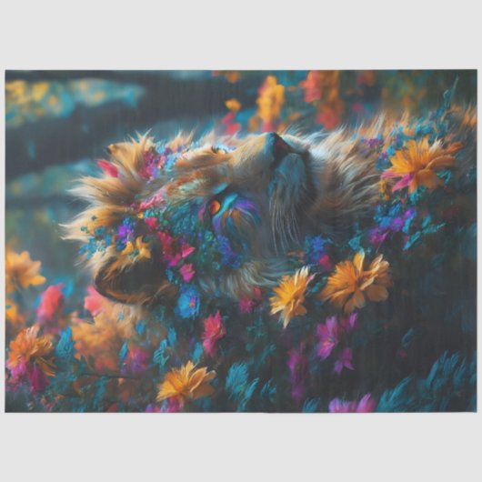 Lion Tissue Paper Seidenpapier (Vorderseite)
