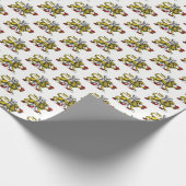 Lion Tower Lilie Wappen Emblem C Geschenkpapier (Ecke)