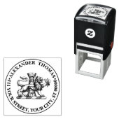 Lion Tower Lilie Wappen Emblem C Permastempel (Beispiel)