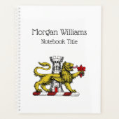 Lion Tower Lilie Wappen Emblem C Planer (Vorderseite)