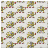 Lion Tower Lilie Wappen Emblem C Stoff (Muster)