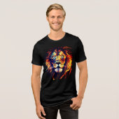Lion Tri-Blend Shirt (Vorderseite voll)