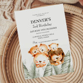 Lion Tropical Party | Gender Neutral Einladung