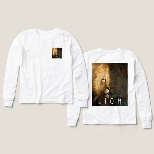 Lion Tshirt (Design Vorderseite & Rückseite)