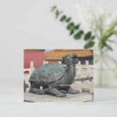 Lion Turtle Postcard Postkarte (Stehend Vorderseite)