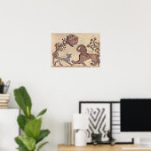 Lion und der Jackal Dimna von Kais Salman Poster (Heimbüro)
