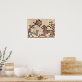 Lion und der Jackal Dimna von Kais Salman Poster (Küche)