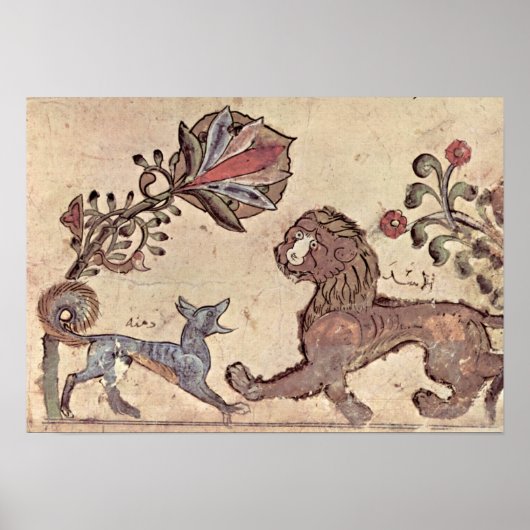 Lion und der Jackal Dimna von Kais Salman Poster (Vorne)