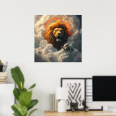 Lion und Lamb Art Poster (Heimbüro)