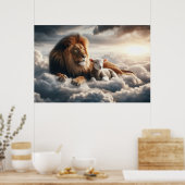 Lion und Lamb Art Poster (Küche)