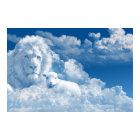 Lion und Lamb Art Poster