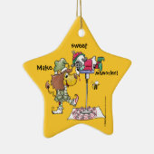 Lion und Lamb Candy Cane Makers Keramik Ornament (Rechts)