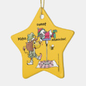 Lion und Lamb Candy Cane Makers Keramik Ornament (Links)