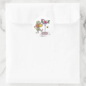 Lion und Lamb Candy Cane Makers Runder Aufkleber (Tasche)