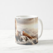 Lion und Lamb Coffee Tasse (VorderseiteRechts)