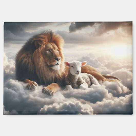 Lion und Lamb Magnet (Vorderseite)