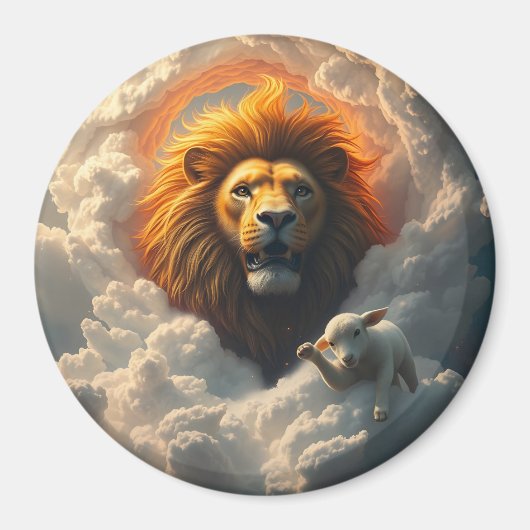 Lion und Lamb Magnet (Vorne)