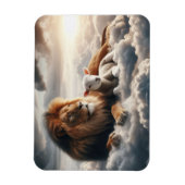 Lion und Lamb Magnet (Vertikal)