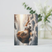Lion und Lamb Postcard Postkarte (Stehend Vorderseite)