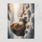 Lion und Lamb Postcard Postkarte (Vorderseite)