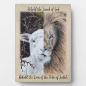 Lion- und Lamb-Tischplatte Fotoplatte (Vorderseite)