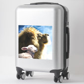 Lion und Lamb Vinyl Sticker (Koffer)