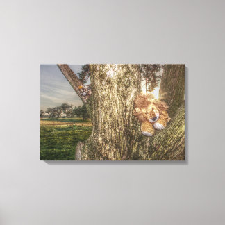 Lion und Leopard sind Freunde Canvas Print Leinwanddruck