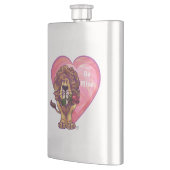 Lion Valentinstag Flachmann (Links)