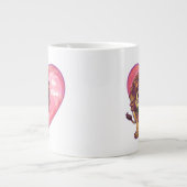 Lion Valentinstag Jumbo-Tasse (Vorderseite)