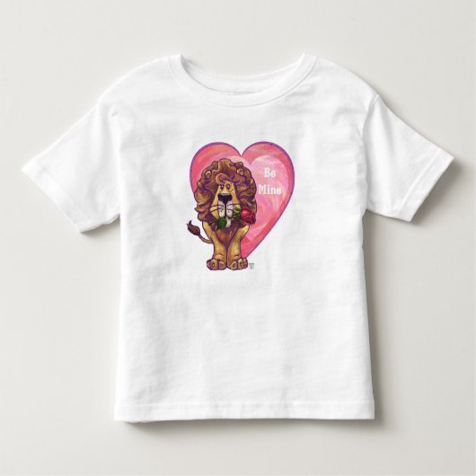 Lion Valentinstag Kleinkind T-shirt (Vorderseite)