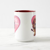 Lion Valentinstag Tasse (Zentrum)