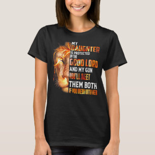 Lion Vater meine Tochter wird durch guten Lord Fet T-Shirt