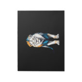 Lion Vector Art mit lebhaften Farben Notizblock (Rotiert)