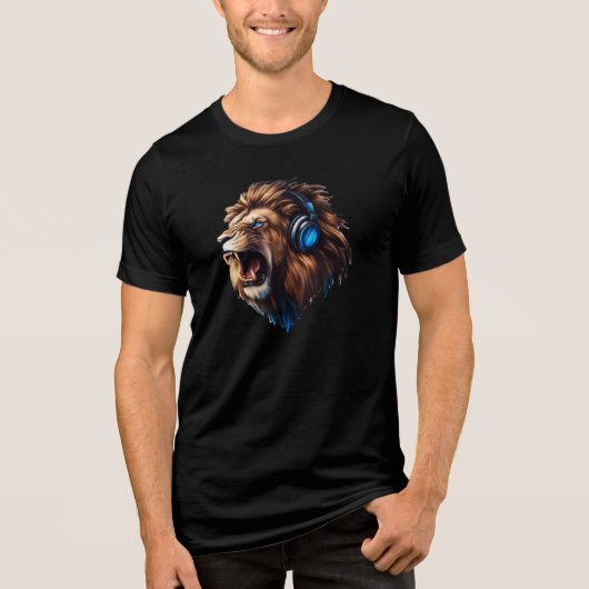 Lion vibe Tri-Blend shirt (Vorderseite)