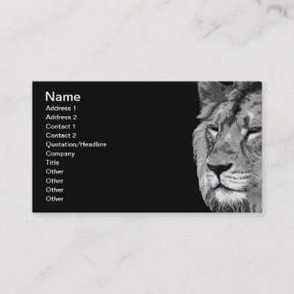 Lion Visitenkarte
