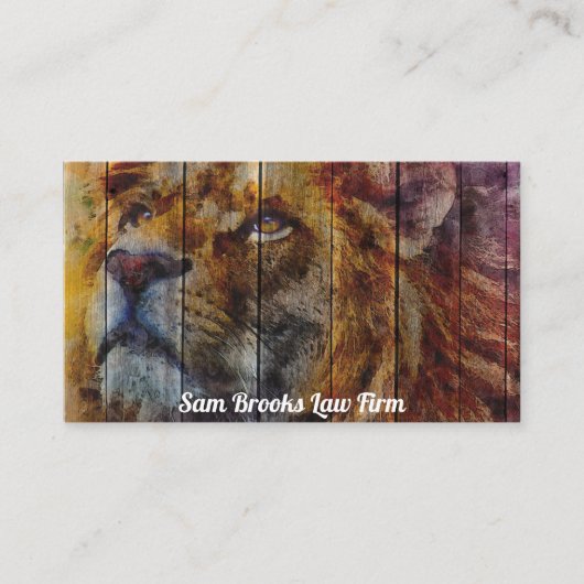 Lion Visitenkarte (Vorderseite)