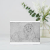 Lion von Albrecht Durer Postkarte (Stehend Vorderseite)