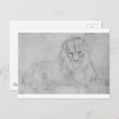 Lion von Albrecht Durer Postkarte (Vorne/Hinten)