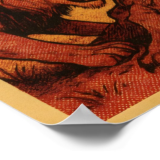 Lion vs Hyena - Panel für territoriales Comic Poster (Ecke)