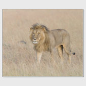 Lion Walking Geschenkpapier (Flach)