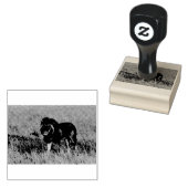 Lion Walking Gummistempel (Stempel)