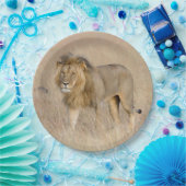 Lion Walking Pappteller (Party)