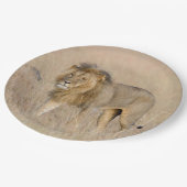 Lion Walking Pappteller (Schrägansicht)